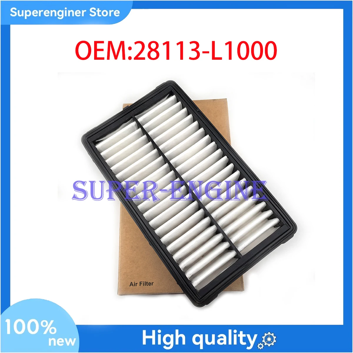 

28113-L1000 AF21525 Engine Air Filter For Hyundai Santa / Elantra / Santa For Kia K5 / Sorento 2020-2022 28113L1000