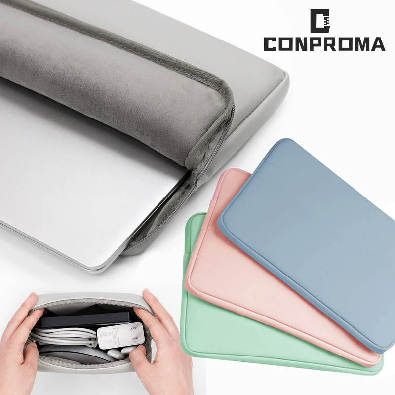 Laptop Bag For Macbook Air 13 Pro 14 M1 Case 11 12 15 16 17 Inch Notebook Bag Sleeve For Xiaomi HP Acer Dell ASUS Lenovo Huawei