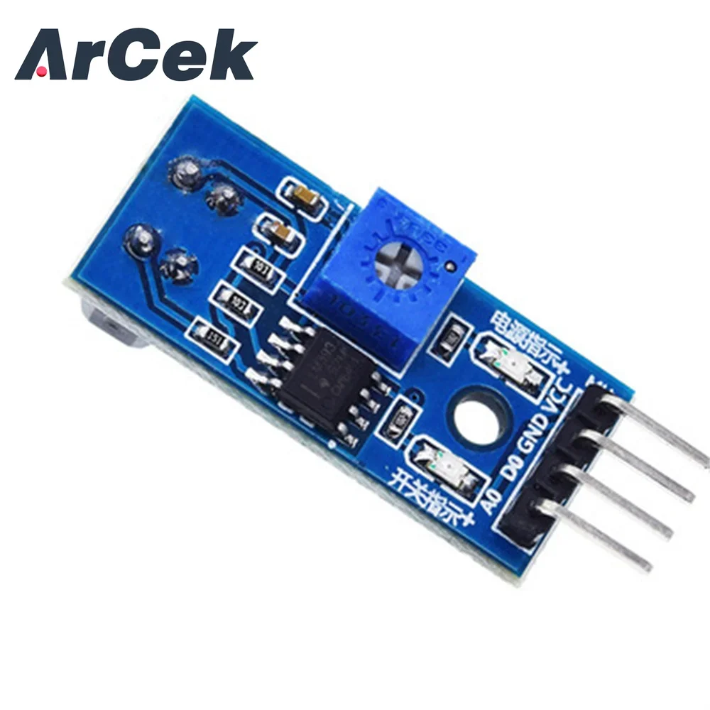 

TCRT5000 Infrared Reflective IR Photoelectric Switch Barrier Line Track Sensor Module Blue