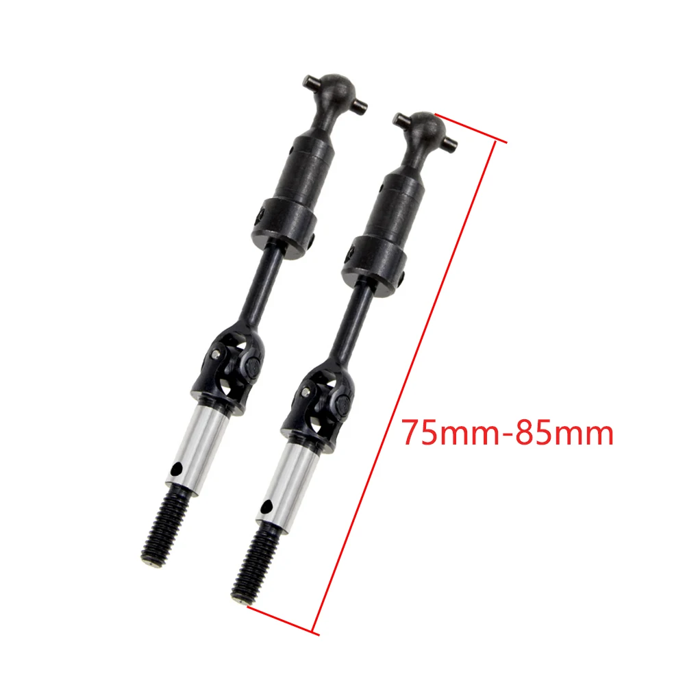 Universal Dogbone Adjustable CVD Steel Drive Shaft 102015-A 75-85mm 102016-A 110-120mm For HSP1/10 RC Model Car 94123 94103