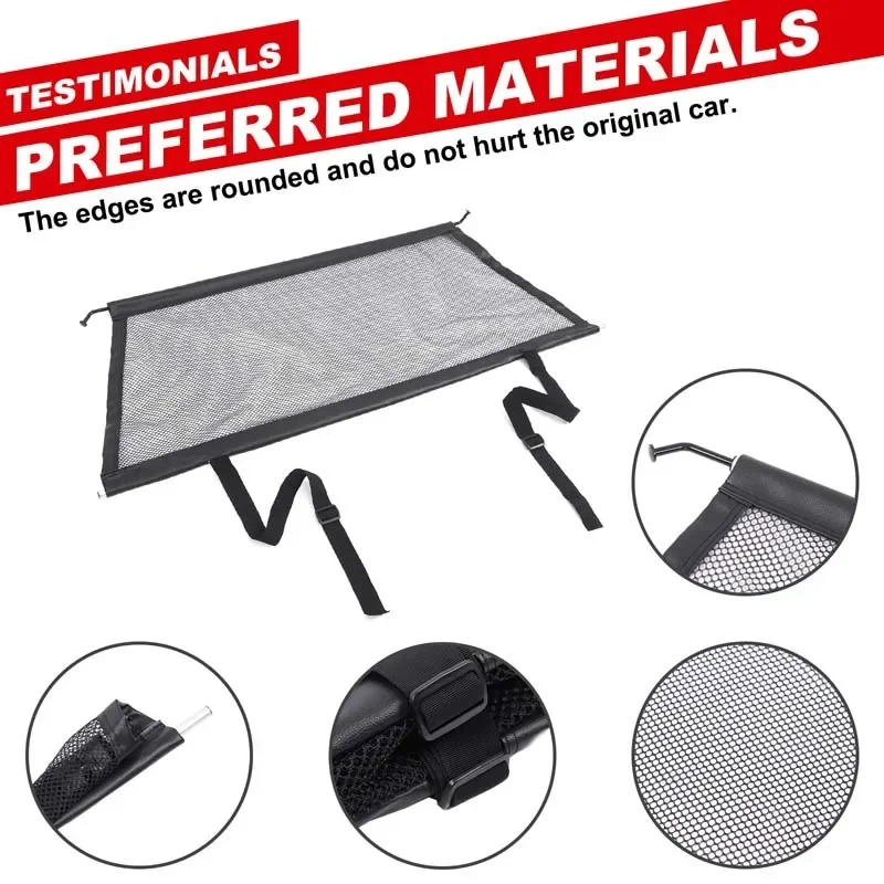 1Pcs For Mercedes-Benz ML 2013-2016 Aluminum Alloy Car trunk pet fence safety isolation protect net Car protection accessories