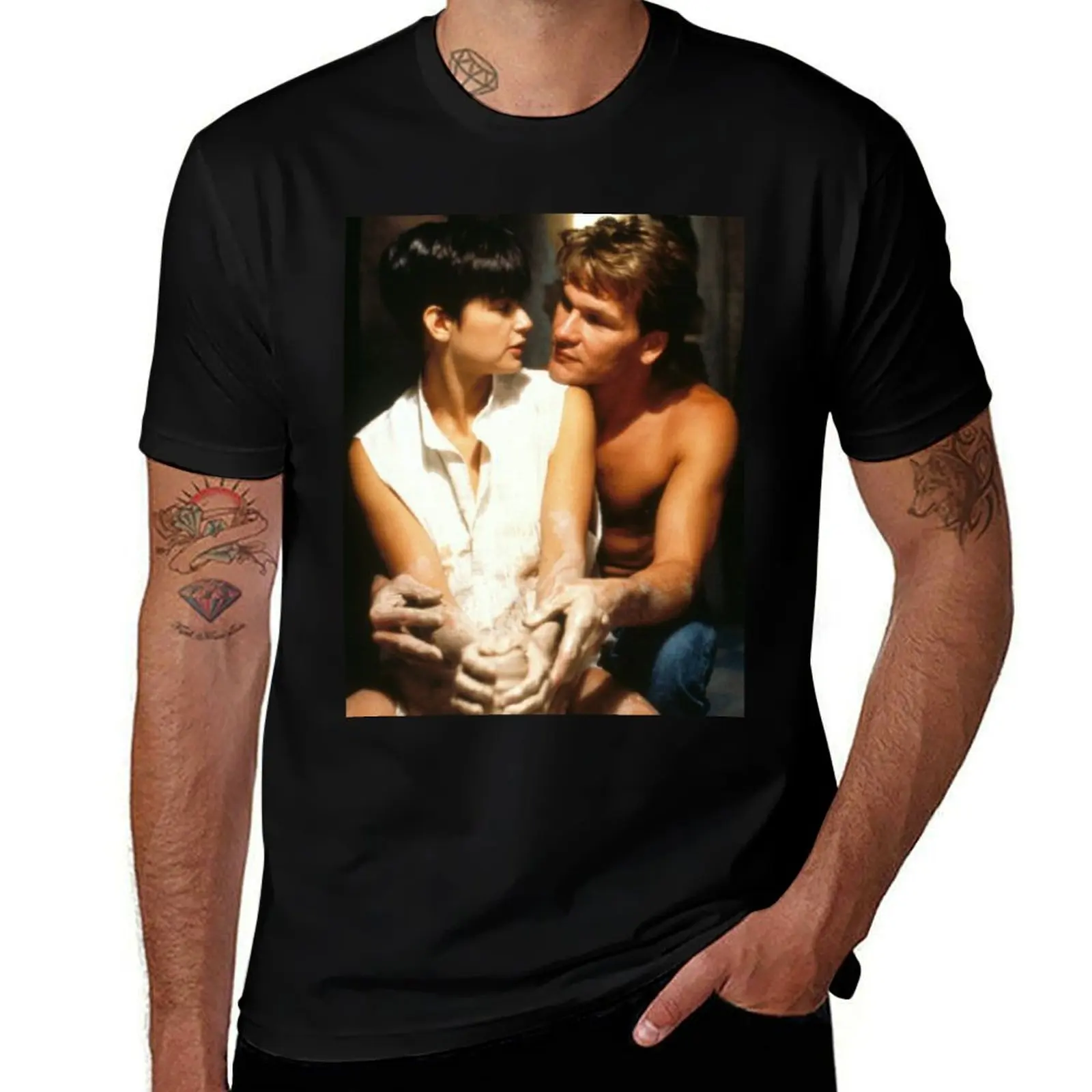 ghost T-Shirt Sweat Absorbing Sports Tee Shirt T-Shirt
