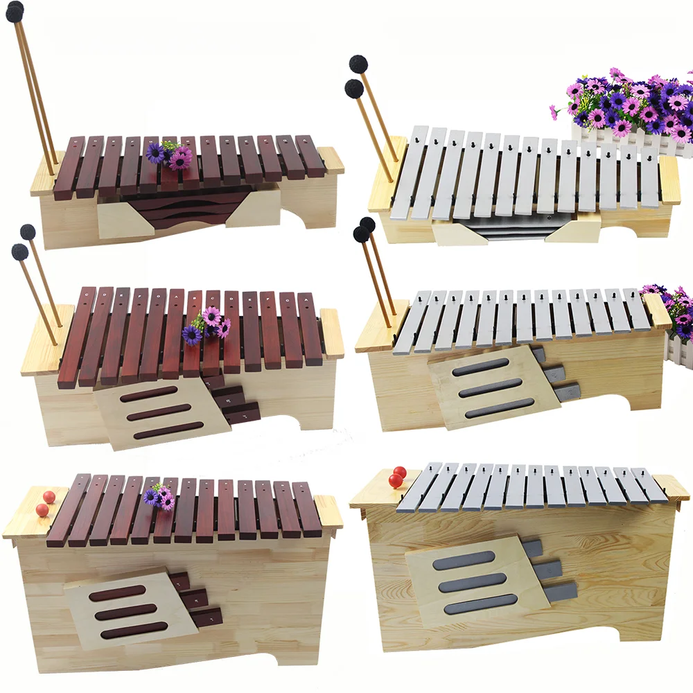 Tone Variation, High and Low Bass, Mahogany Xylophone, Aluminum Plate Qin