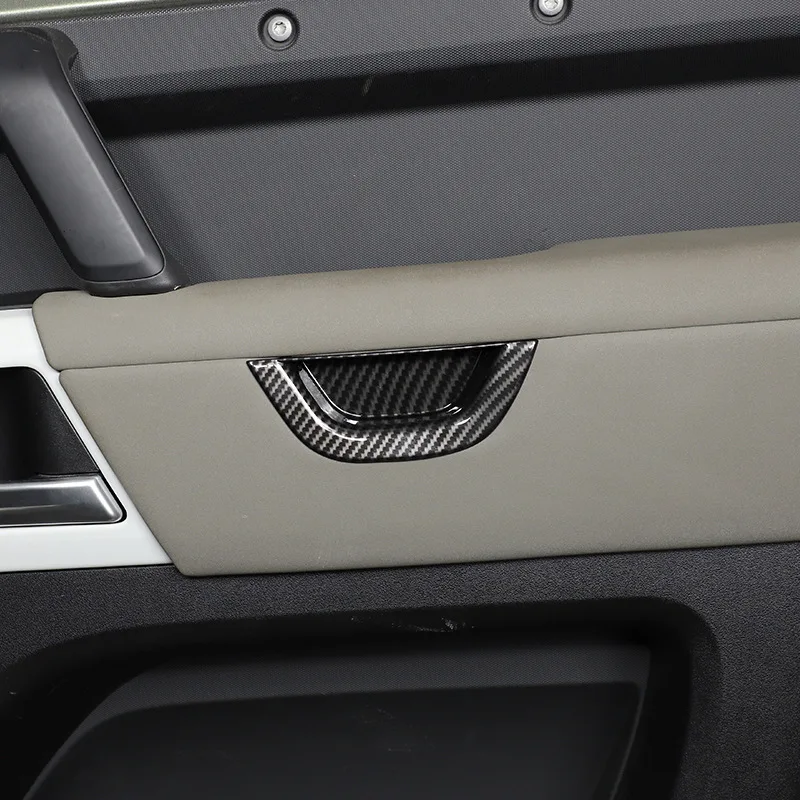 Inner handle side cover suitable For Land Rover Defender 20-23 interior modification 2-piece set