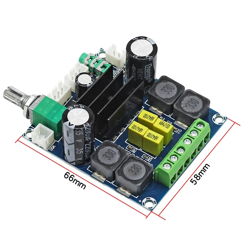 Sotamia เครื่องขยายเสียงสัญญาณเสียงดิจิตอล TPA3116D2, เครื่องขยายเสียง100Wx2สเตอริโอ AM 2.0ช่อง