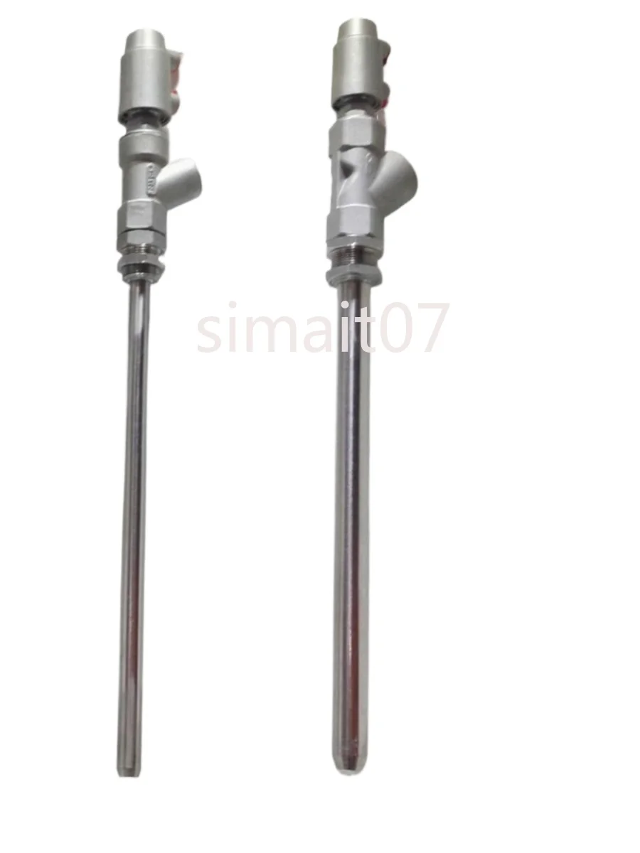 SS Pneumatic Filling Nozzle – Anti‑Drip Cut‑Off Valve for Detergent & Glass Water