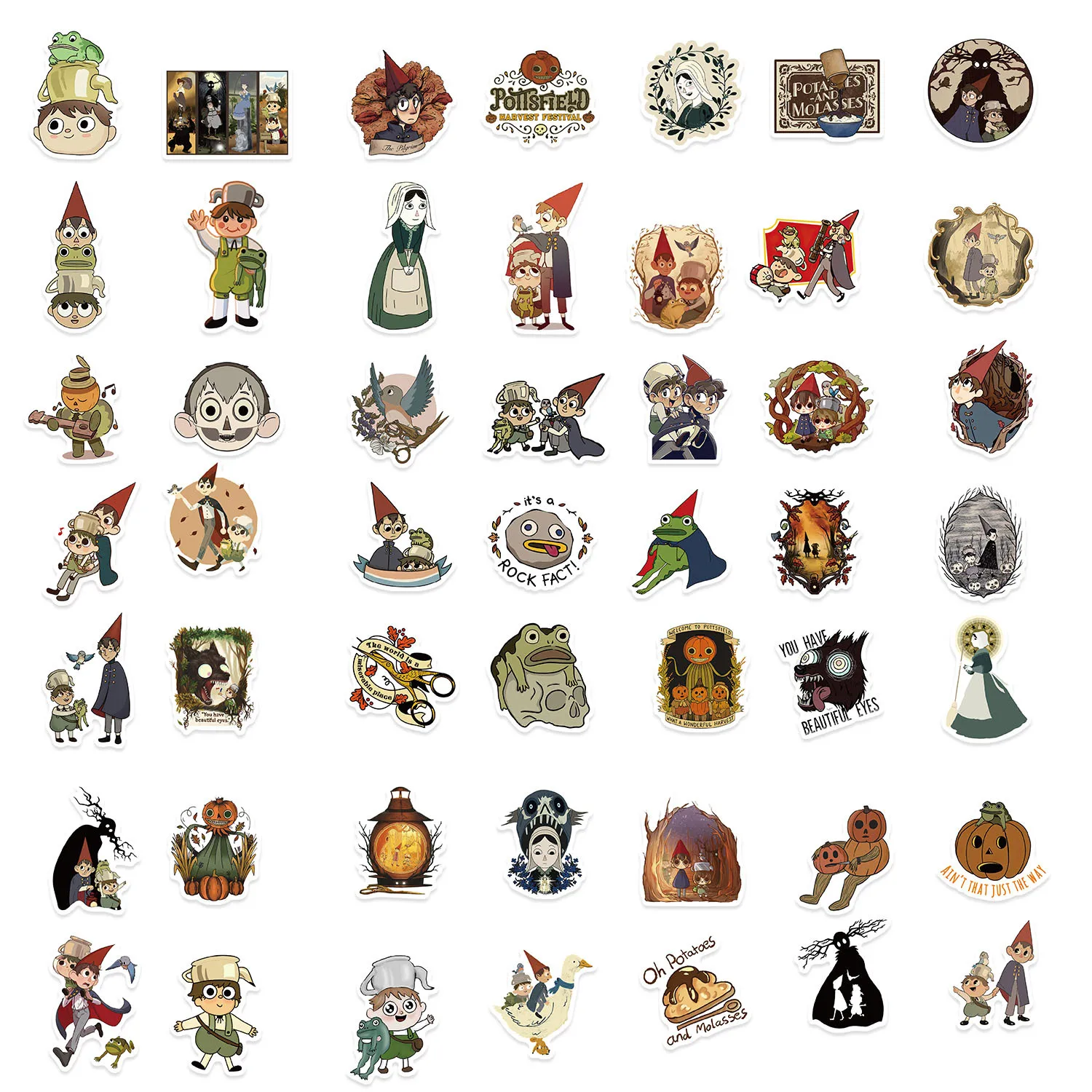 10/50 قطعة الرسوم المتحركة الكرتون فوق الحديقة الجدار ملصق لطيف الكتابة على الجدران DIY بها بنفسك الأمتعة كأس دفتر سكيت ملصق مضاد للمياه لعبة #4