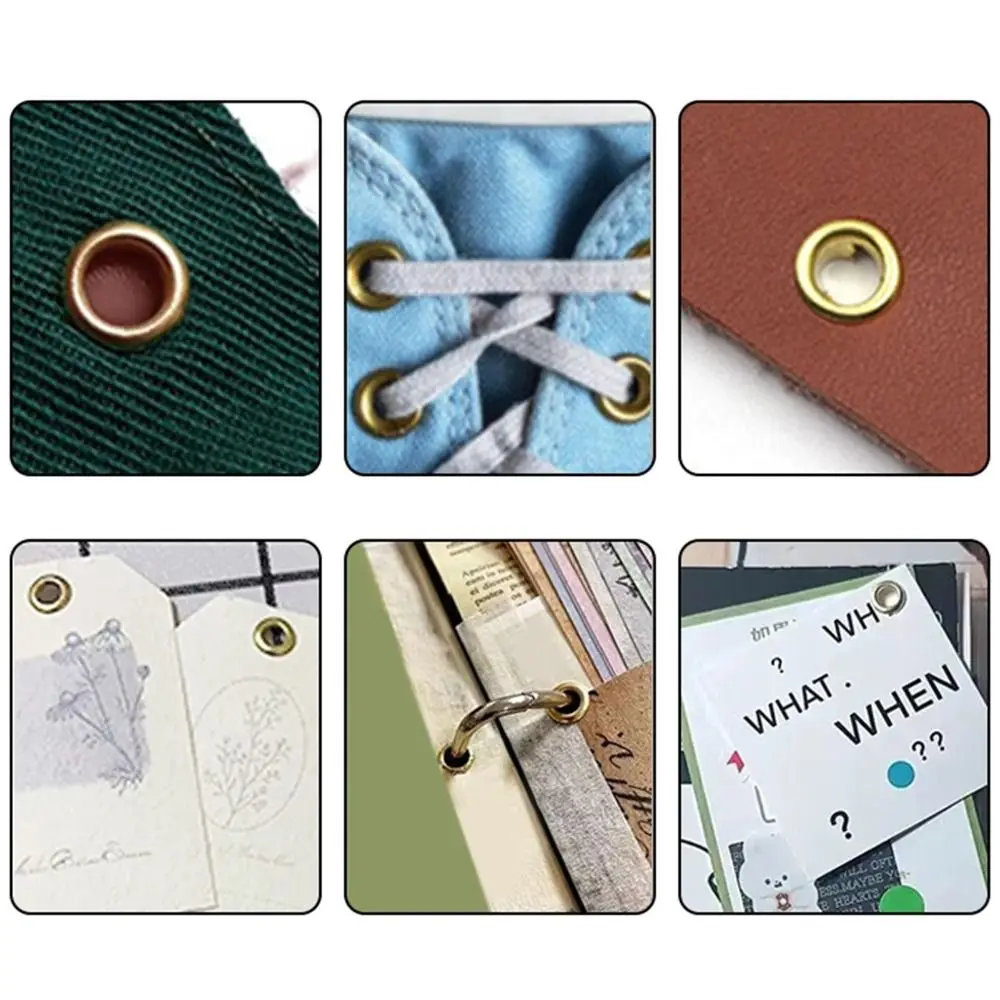 

Dual-Purpose Eyelet Hole Punch Pliers Kit Labor-saving with 100/200Pcs Grommets Eyelets Leather Punch Tool Heavy-Duty