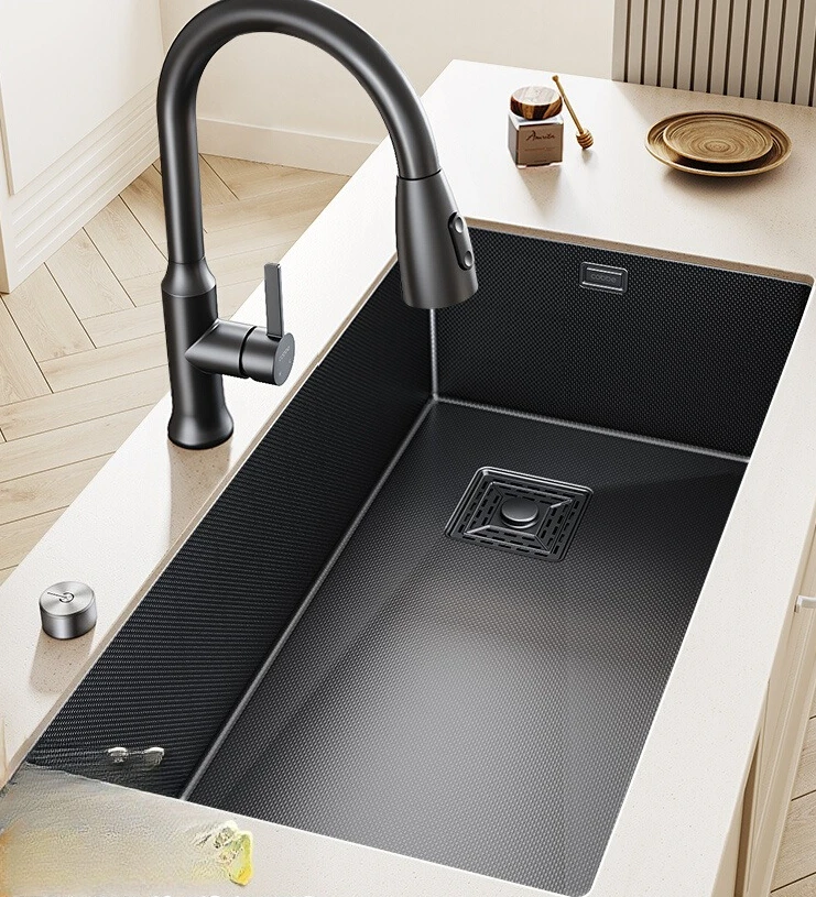 

Cabe 304 Stainless Steel Sink Vegetable Basin Large Single Sink Household Kitchen Vegetable Basin Dish Sink Under The Counte