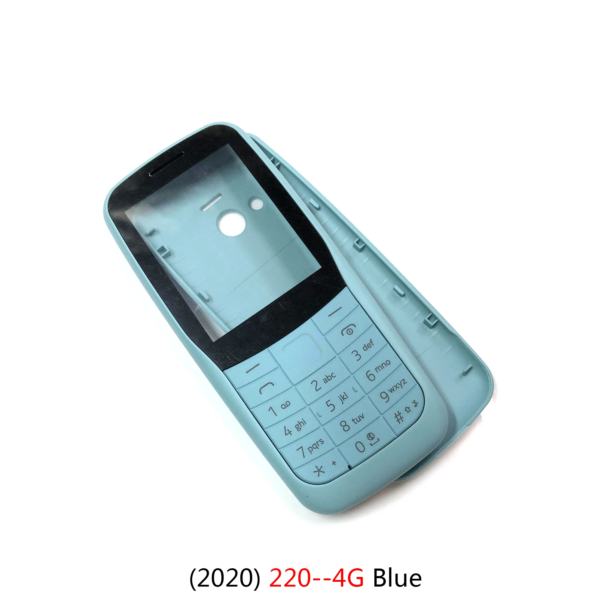 2020 For Nokia 2019 110 4G Mobile Phone Housing 215 220 4G Case battery Back door cover Keyboard Full Complete