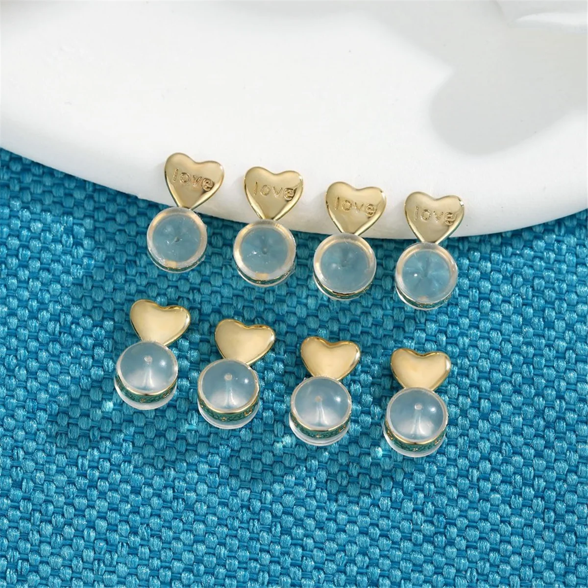 8PCS Earring Backs for -Ears, Earring Lifter Backs Replacements for Heavy