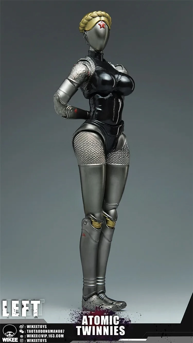 WKT002 الذرية القلب التوأم الفتيات Npc روبوت عمل الشكل لعبة نموذج جمع تمثال دمية لعبة في الأوراق المالية