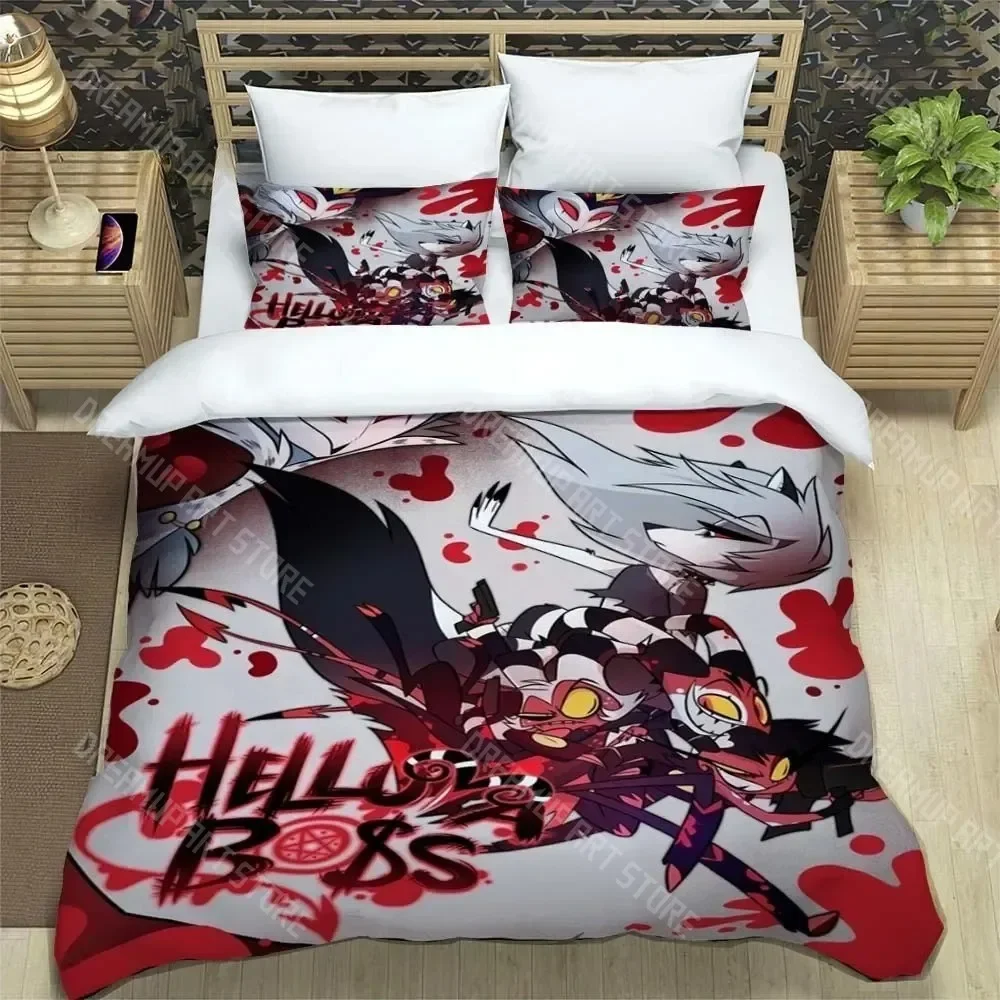 

Helluva-Boss Cartoon Bedding Sets exquisite bed supplies set duvet cover bed comforter set bedding set luxury birthday gift