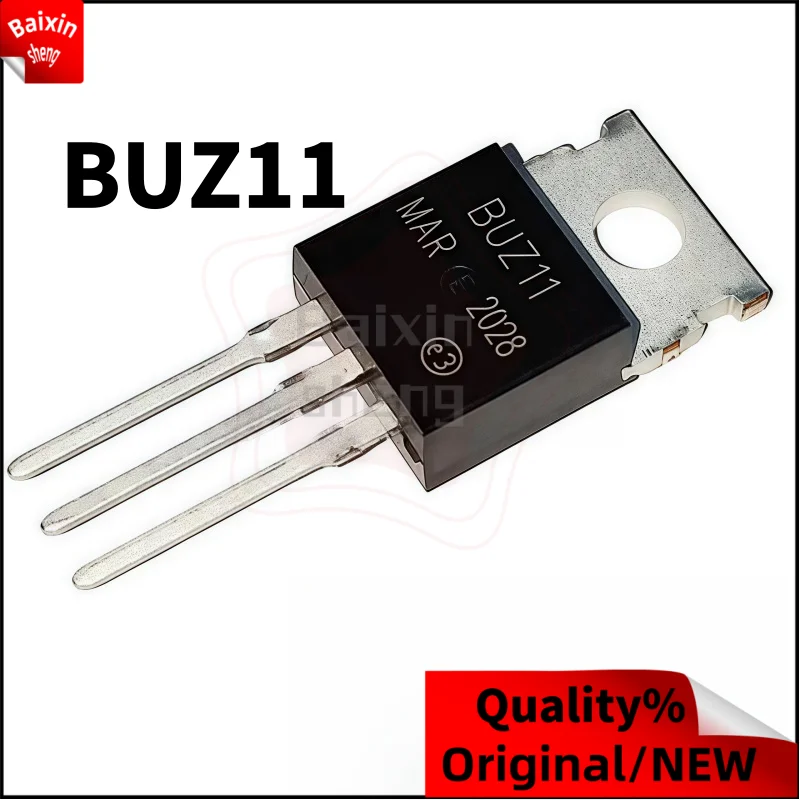 

10PCS high-quality BUZ11 50V 30A TO-220 N-channel enhanced silicon gate power field-effect transistor