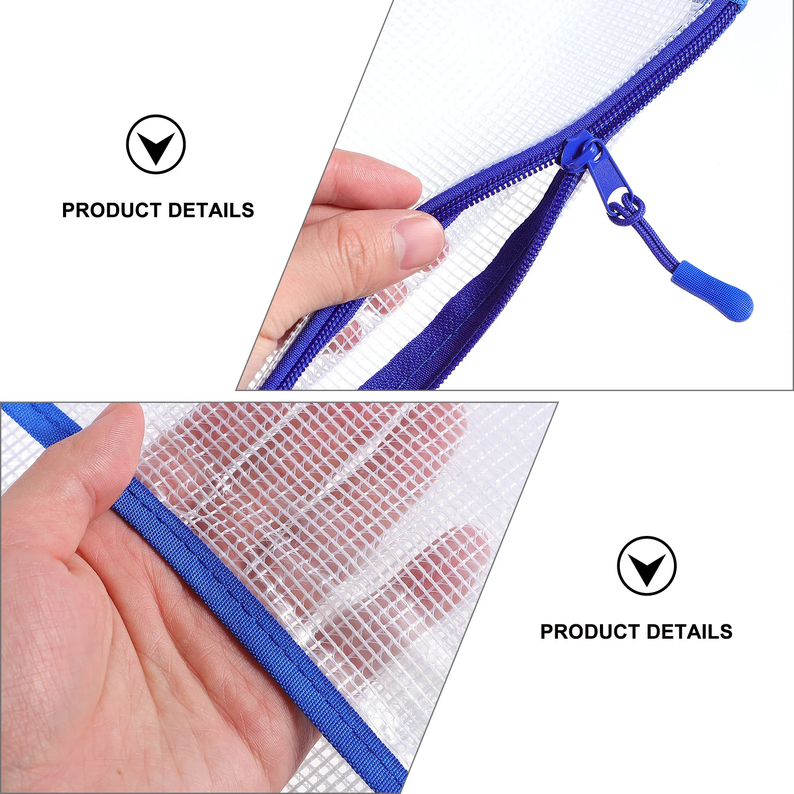 

Handheld Storage Bag Large Transparent Art Portfolio Heavy Duty Pvc Waterproof For Posters Bulletin Board Projects Clear