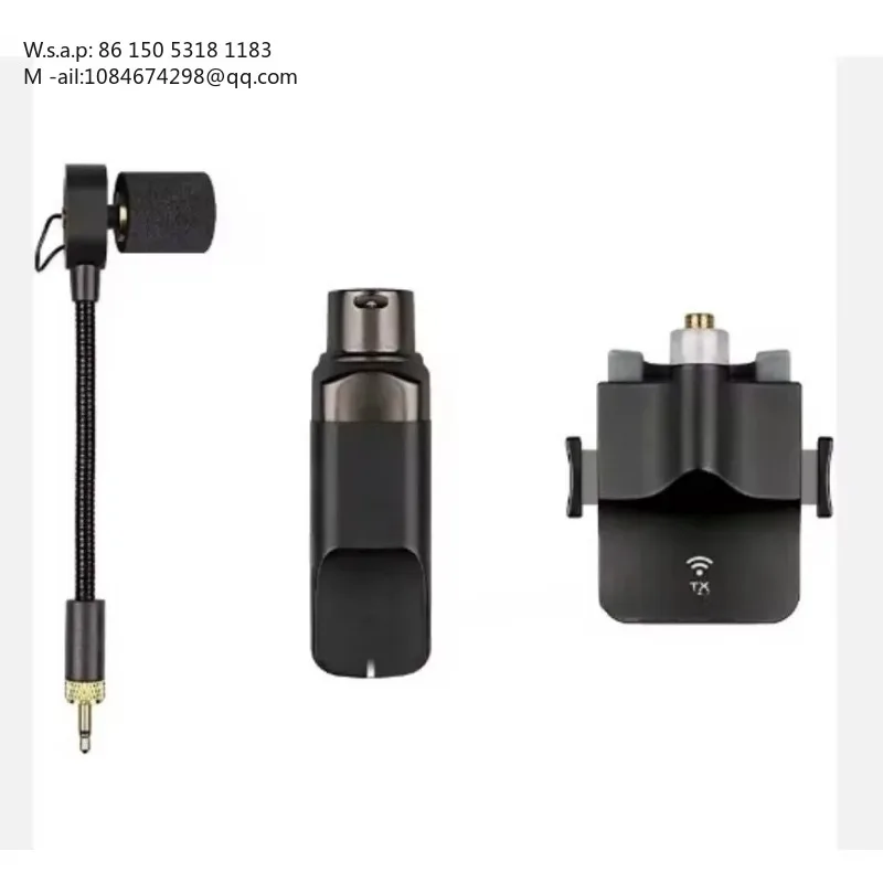B-6 Saxophone and wind wireless microphone transmitter and receiver system NUX Sax mic view 3