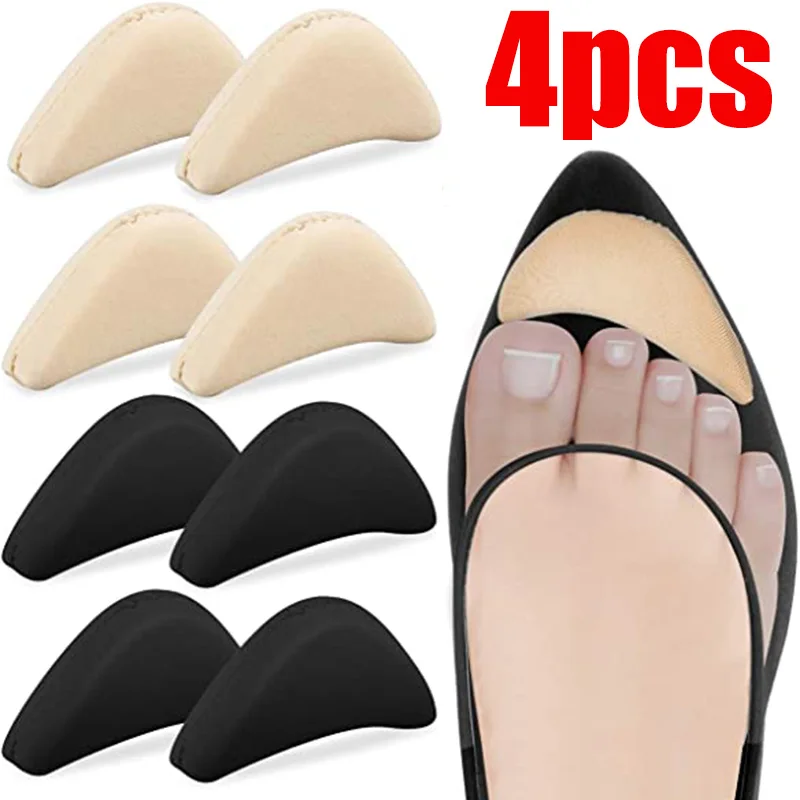 High Heel Spong Half Forefoot Insert for Women Toe Plug Cushion Pain Relief Protector Big Shoes Toe Front Filler Adjustment