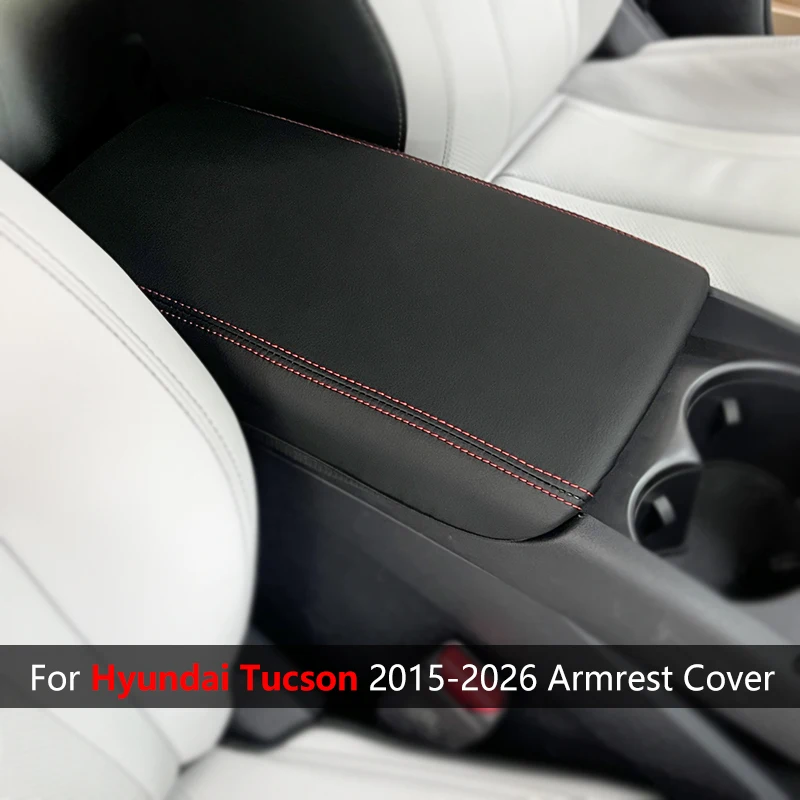 For Hyundai Tucson TL 2015-2020 2021-2024 NX4 2025-2026 Central control armrest box protective cover Car Interior Accessories view 5