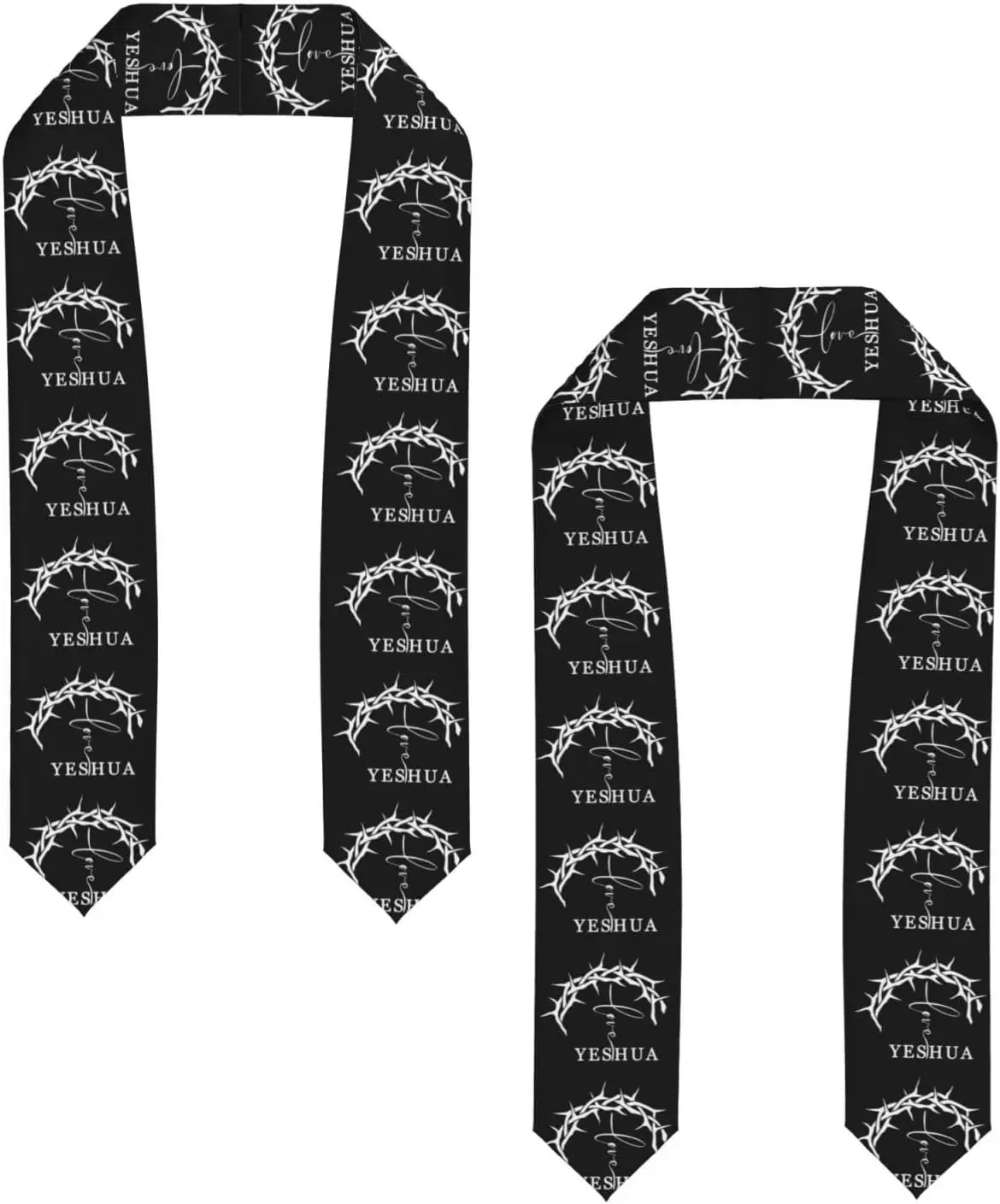 Yeshua Jesus Christian Graduation Shawl Stole Scarf Sash Mens Women Suitable for Ceremony Gift