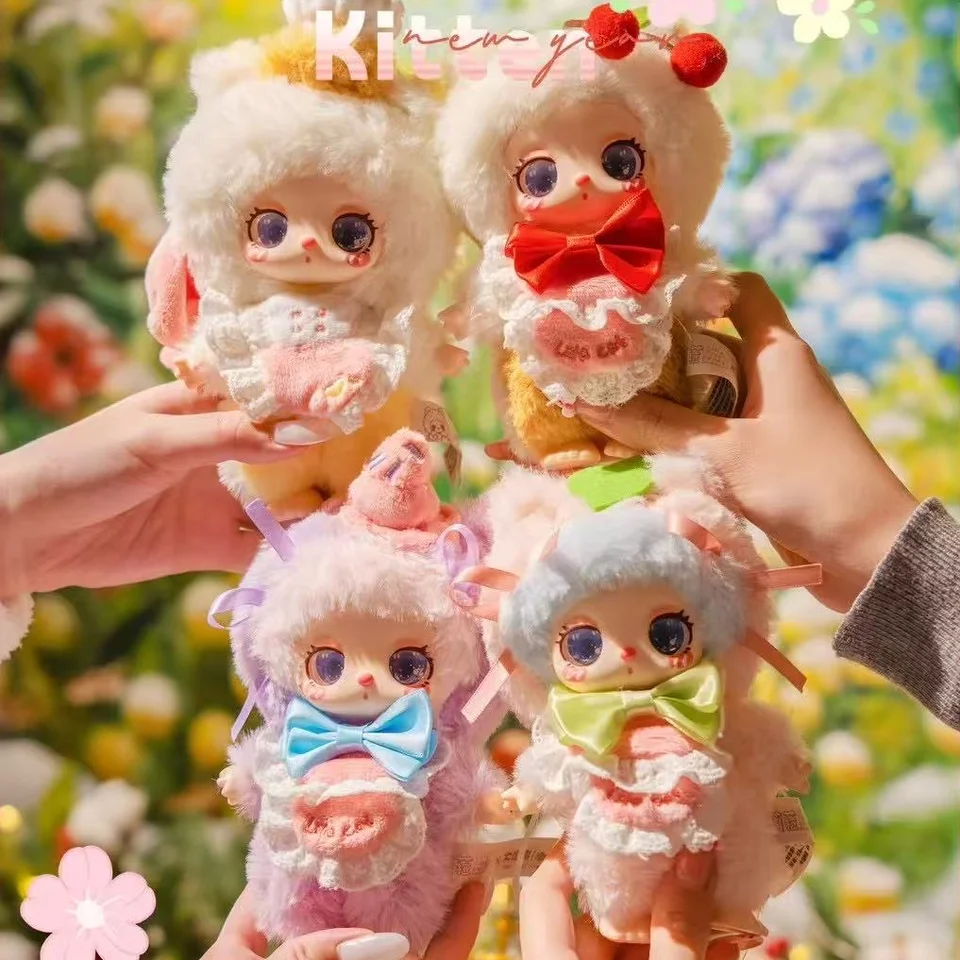 Liila V4 Chef Kitten Series Plush Doll Blind Box Toys Mystery Box