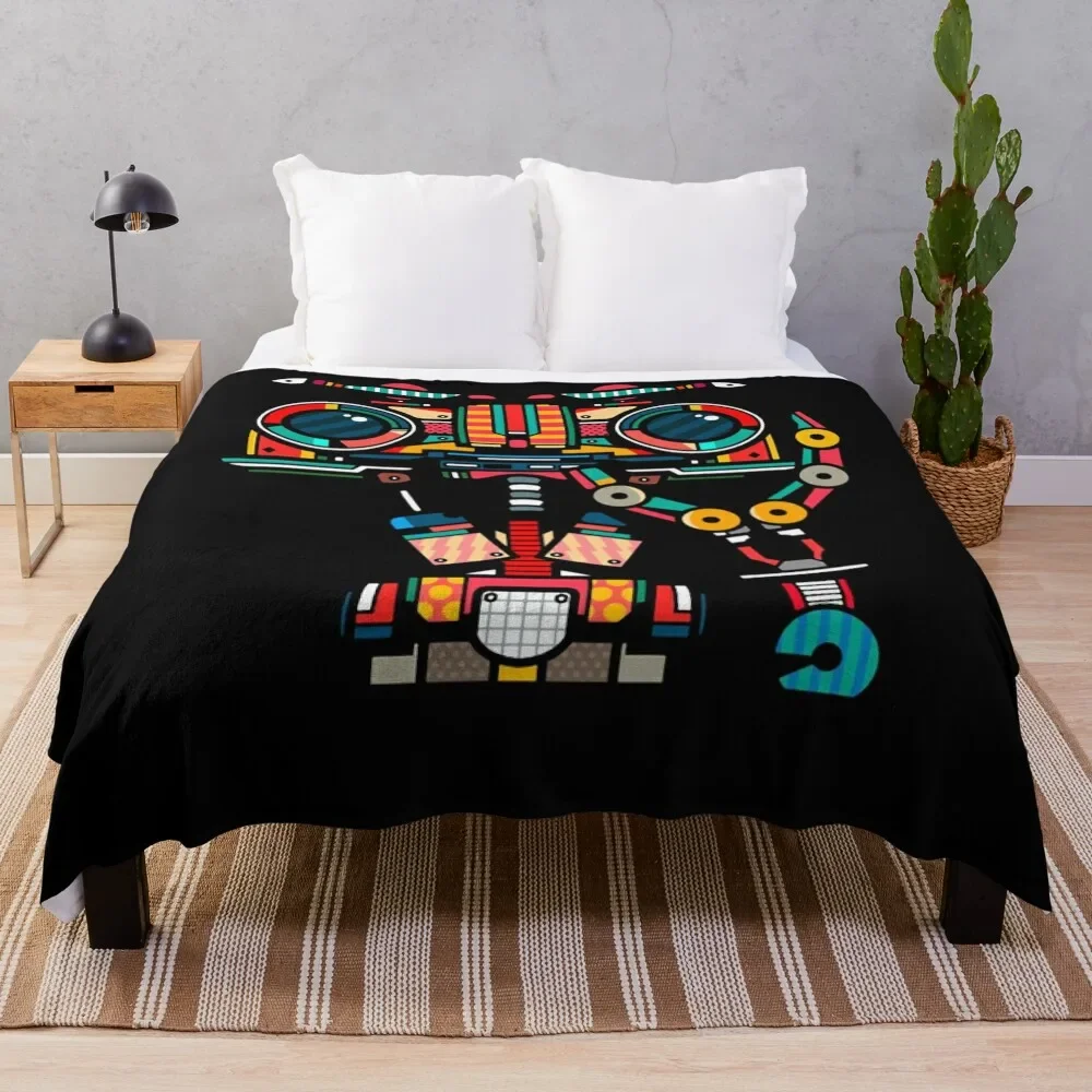 

Johnny 5 (1) Throw Blanket Lightweight Cozy Blanket for Bed Sofa
