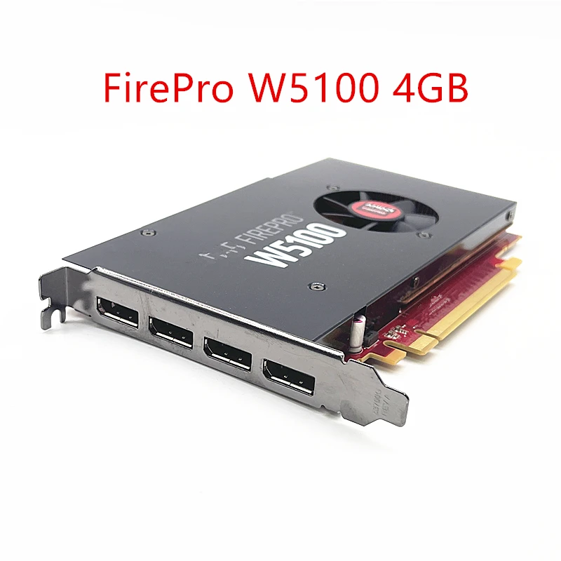 بطاقة الرسومات الأصلية FirePro W5100 4GB SW/CAD/3D تصميم النمذجة رسم تقديم محطة العمل بطاقة الرسومات المهنية #2