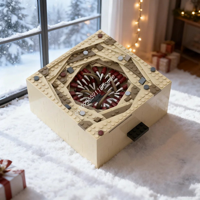 

558 шт. MOC Sarlacc Great Pit Carkoon Star Battle Модель Строительство Рождественские подарки Блоки Игрушка Строительство DIY Идея Образование Дети