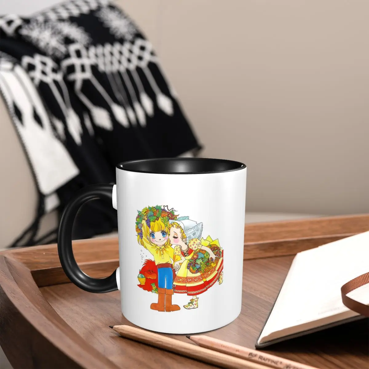 New Candy Candy Cartoon Mug Funny Ceramic Coffee Cups Tea Mugs Milk Cup Drinkware Gift for Woman Man
