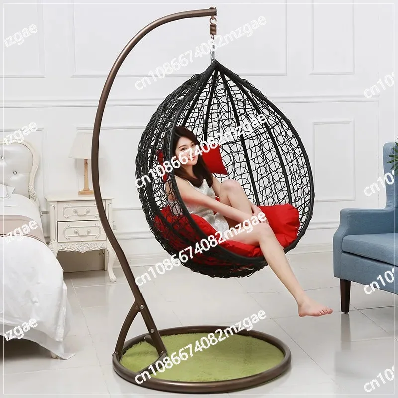 Courtyard B & B leisure indoor swing hanging order shun weaving outdoor balcony rattan cradle chair hanging basket chair,