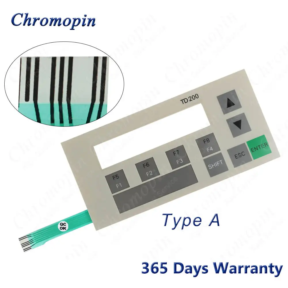 

6AG1272-0AA30-2YA1 Plastic Housing Case Shell for 6AG1 272-0AA30-2YA1 TD200 Front Cases+Back Covers with Membrane Keypad Switch