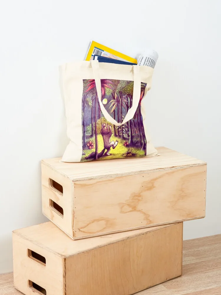 Let the Wild Rumpus Start Tote Bag shopping bag Eco bag handbag Women's bags