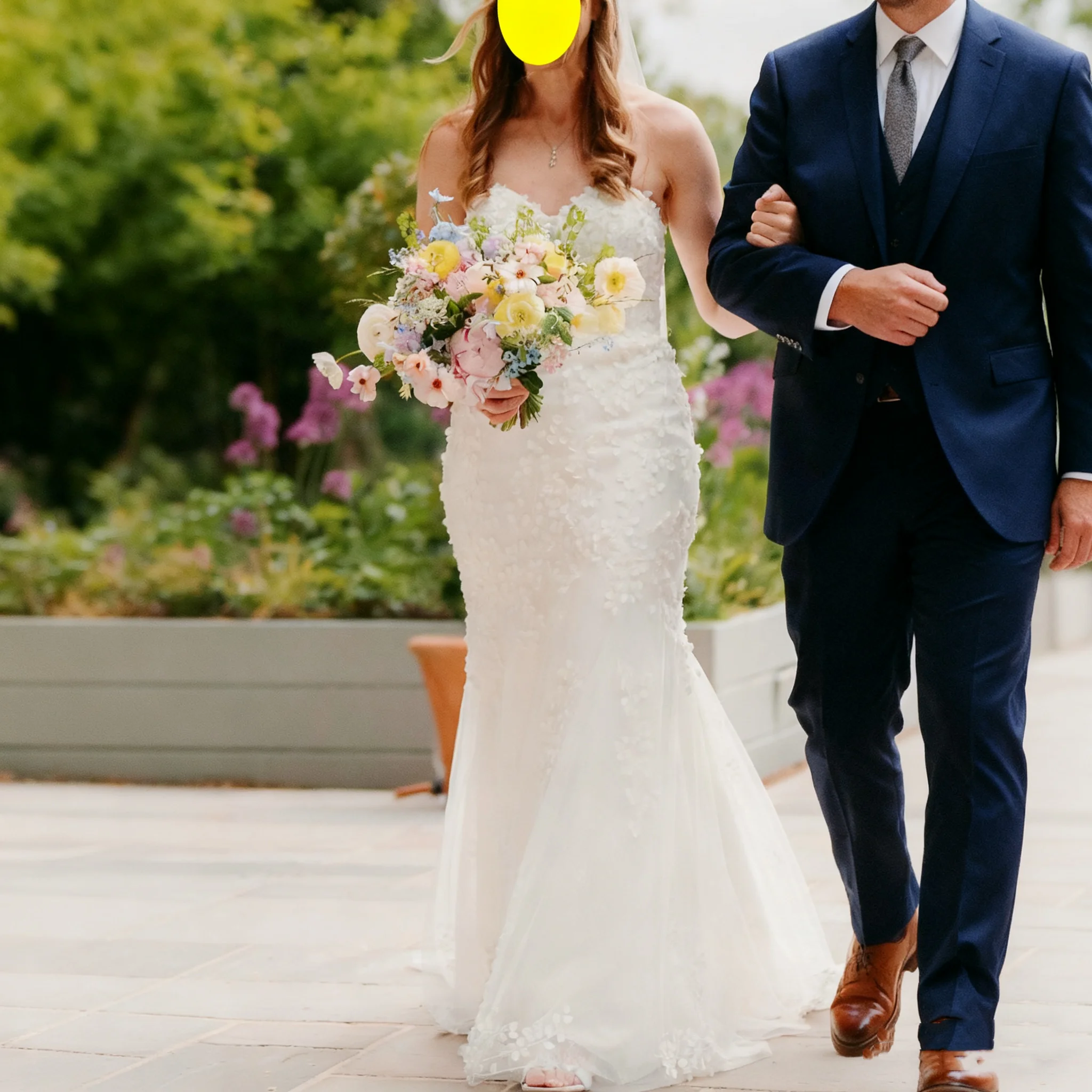 

2026 New Mermaid Wedding Dress Lace Embroidery Bridal Dress Outdoor Wedding Slimming And Slimming Customized Wedding Dress