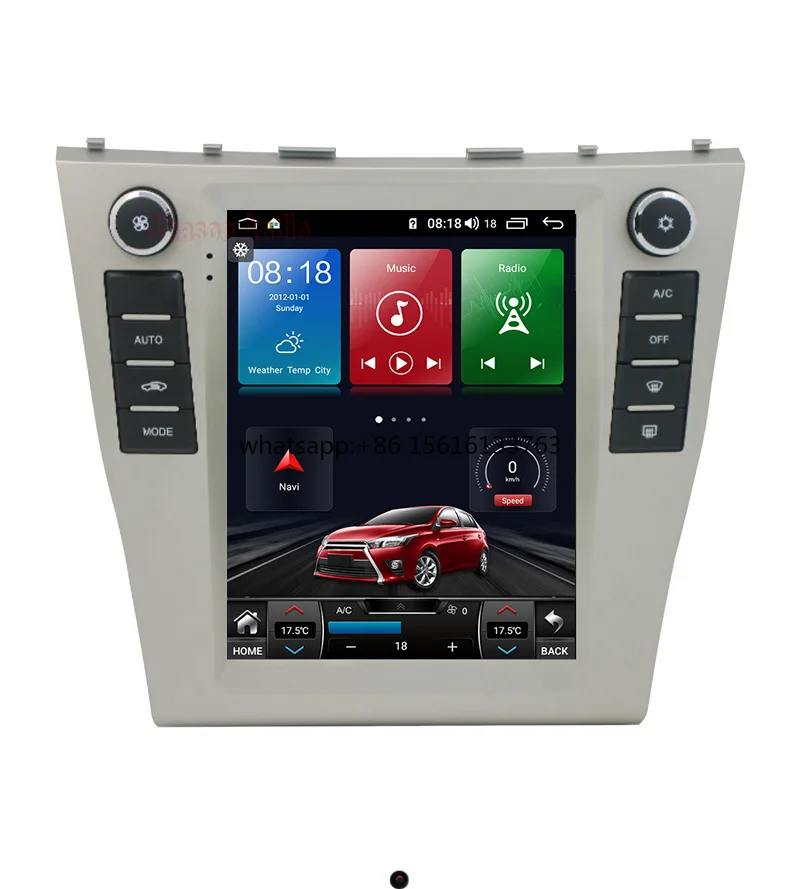 

Android Touch Screen Car Radio Multimedia Video Player Stereo GPS Navigation for Toyota Camry 6 XV 40 50 2006-2011