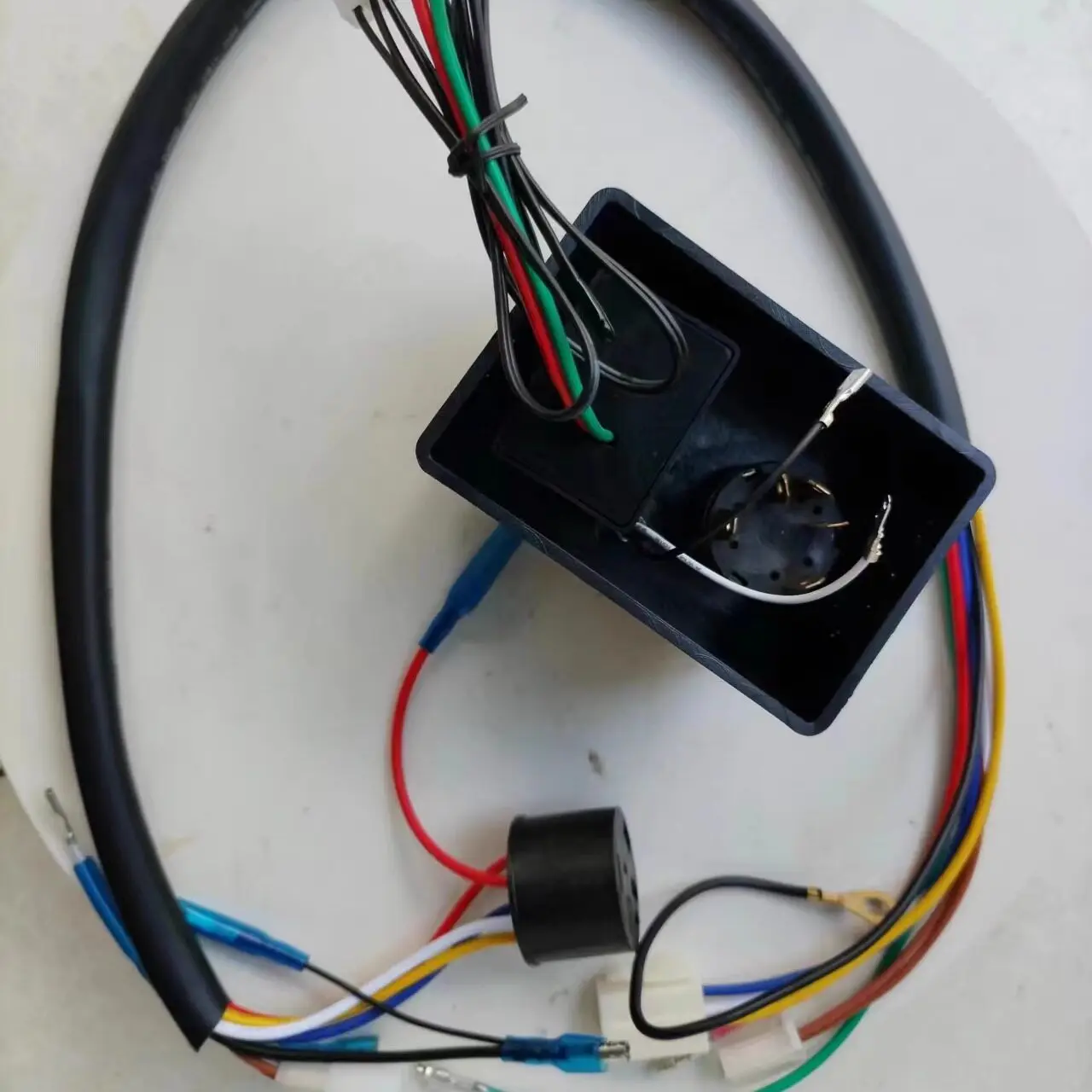 848L 3-Speed Thermostat Blower Switch for Car AC – Heavy Duty Fan Speed Controller with Wire Harness & Electronic Temp Control