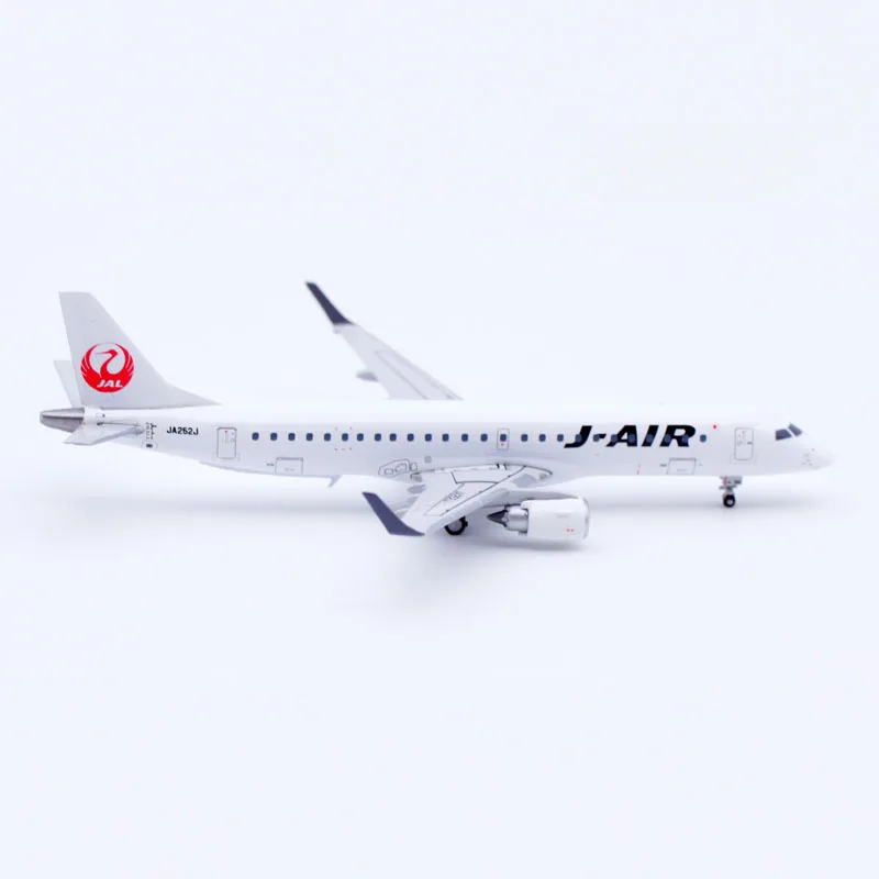 EW4190003 Alloy Collectible Plane Gift JC Wings 1:400 J-Air JAL Embraer 190-100STD Diecast Aircraft Jet Model JA252J With Stand