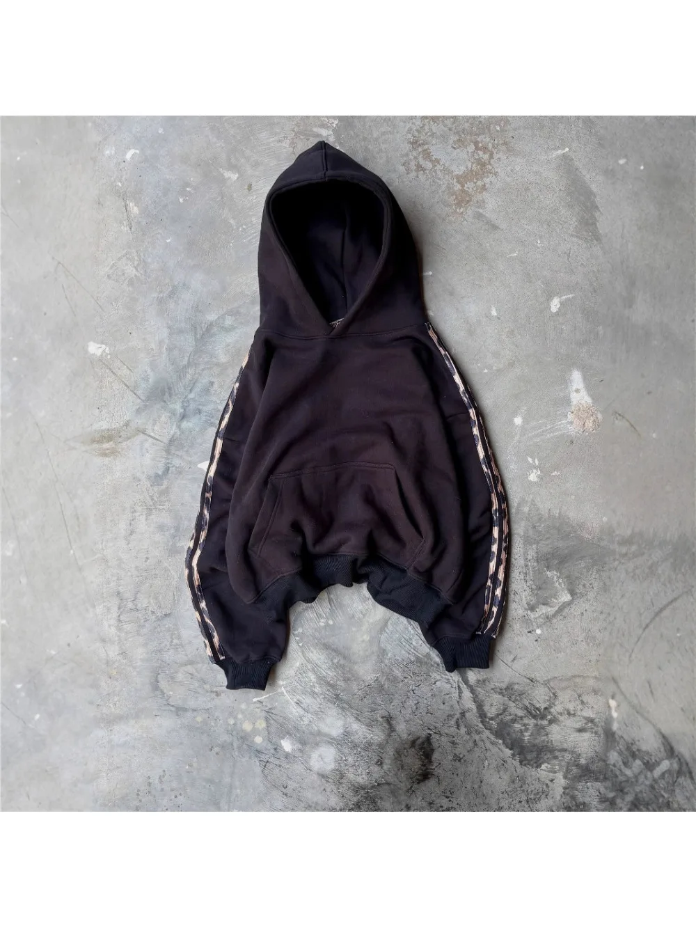 Zestaw: bluza z kapturem i spodnie w stylu New American Streetwear z alfabetem, styl China-Chic dla nastolatków, na wiosnę i jesień 2026