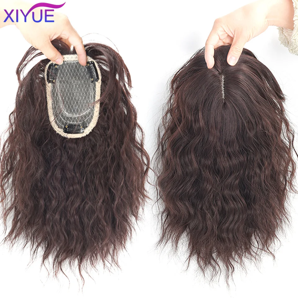 3D Bangs Invisible Seamless Head Hair Water Ripple Hair Air Bangs Replacement Cover White Hair Head Overhead Natural Invisible