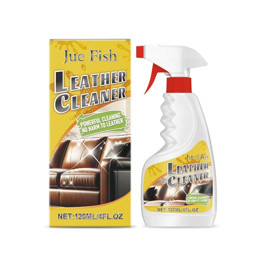

JueFish Leather Cleaner Sofa Leather Stain Cleaner Leather Furniture Refurbished Cleaning Care Agent