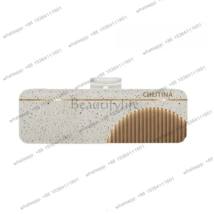 Light luxury simple modern clothing store checkout page beauty salon reception desk yoga room small bar table