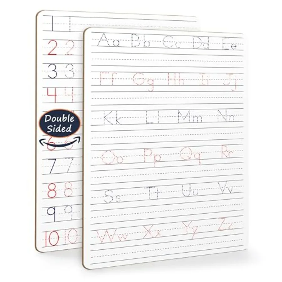 

Dry Erase Handwriting Practice for 9 x 12 inch Alphabet Tracing Board Whiteboard Letter Tracing for Ages 3-5 Write and Wipe Alp