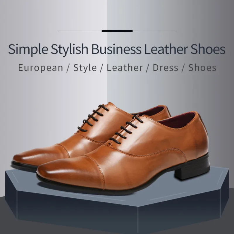 Scarpe da lavoro in pelle da uomo occasioni formali festa di nozze scarpe in pelle ufficiali uomo adulto mocassini da lavoro Casual lucidi