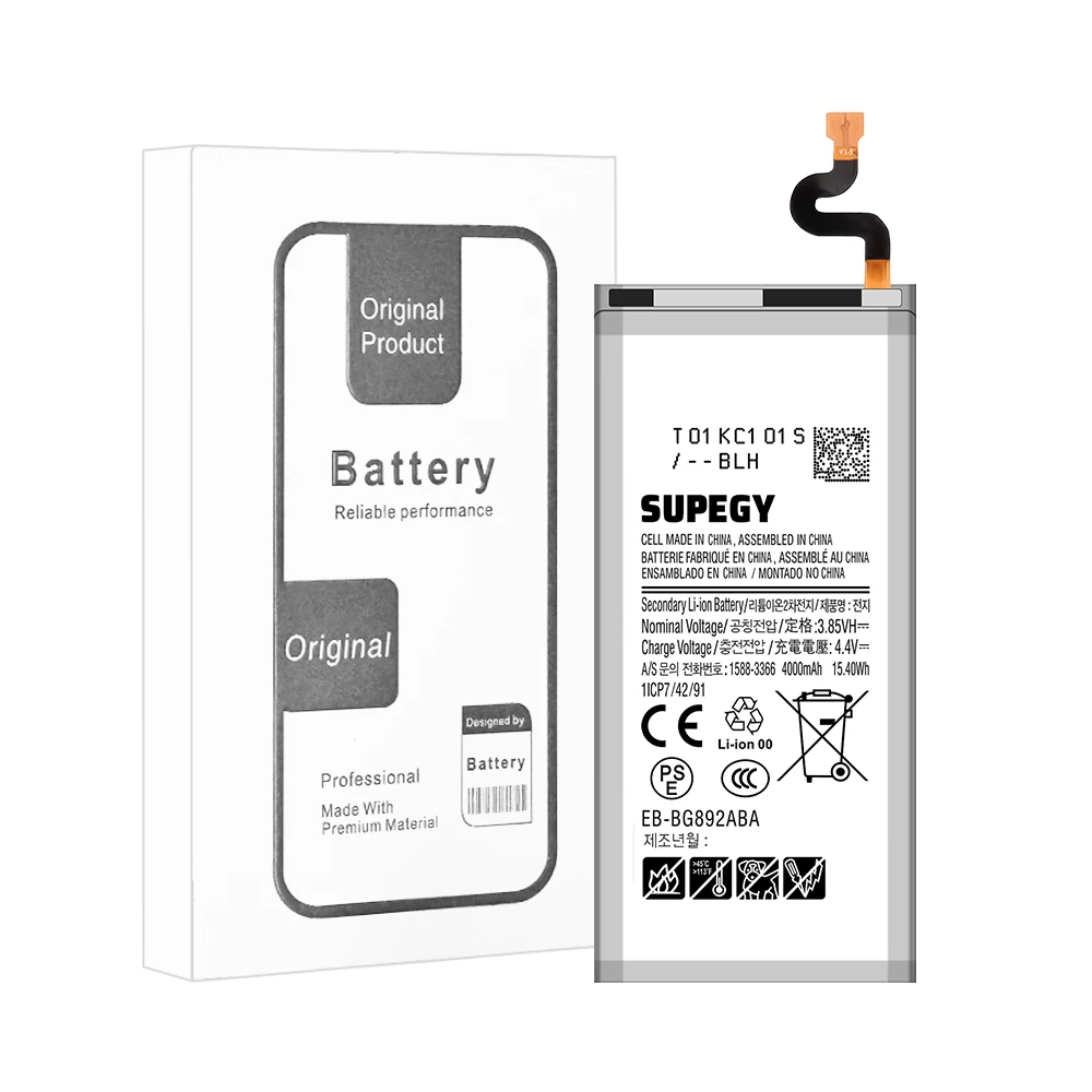 2026 Years New Replacement Battery EB-BG892ABA For Samsung GALAXY S8 Active 4000mAh Phone Battery