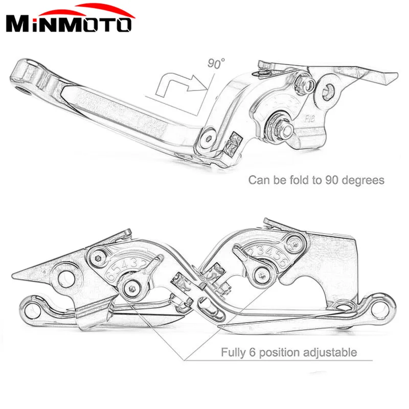 For T-MAX TMAX 500 530 2008 2009 2010 2011 2012 2013 2014 2015 2016 2017 Motorcycle Brake Clutch Levers Handlebar Grips