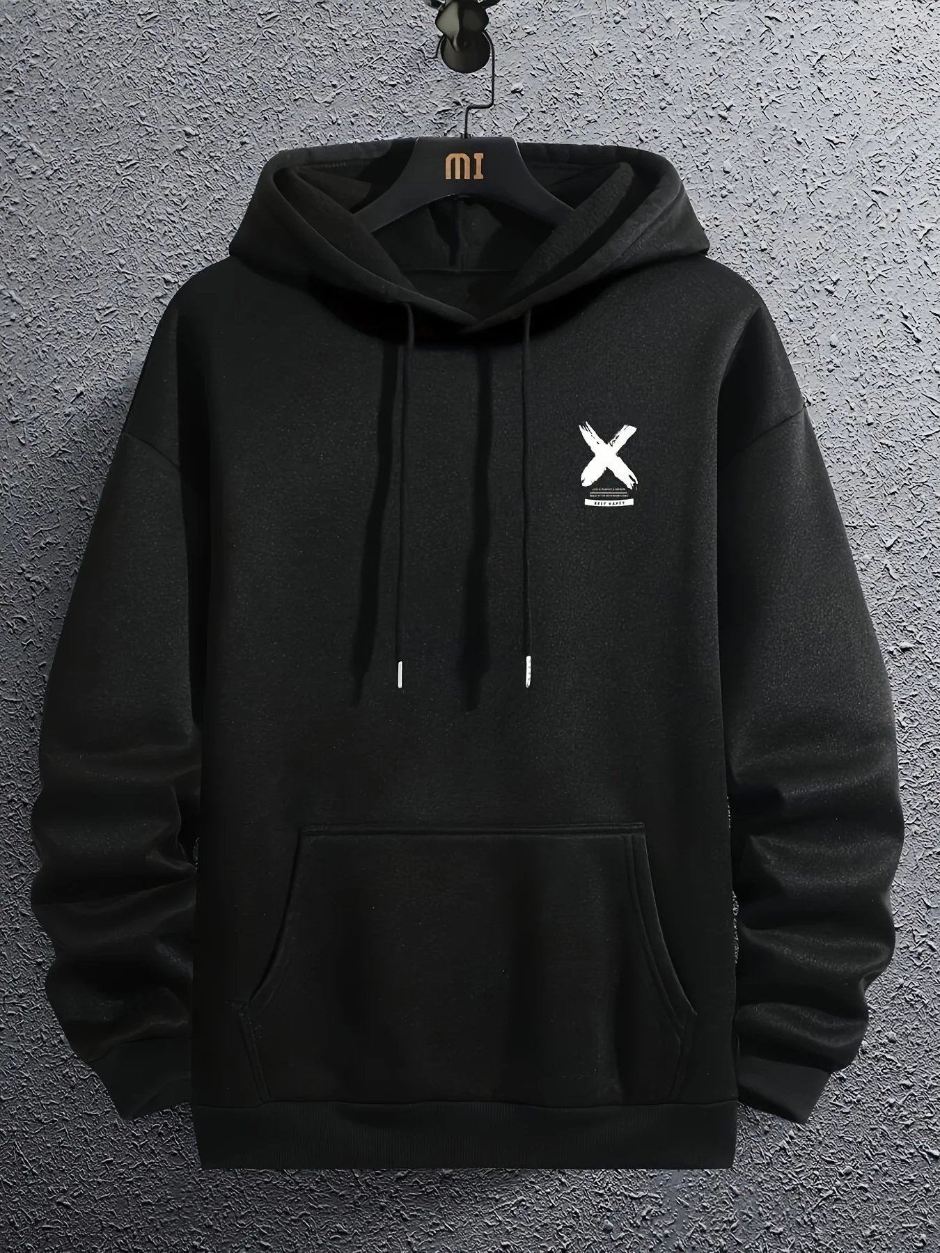 Retro-Stil Nischenmode Herren- und Damen-Kapuzenpullover mit Rückendruck, bequemer und lässiger Sport-Hoodie. – Detail 3