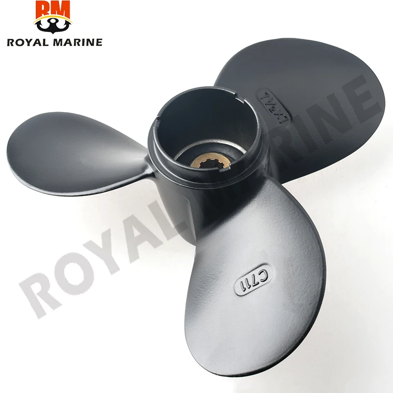 58110-91JN0-019 Aluminum alloy propeller 7 1/2 x 7 for Suzuki boat engine 4-6HP 5811091JN0019