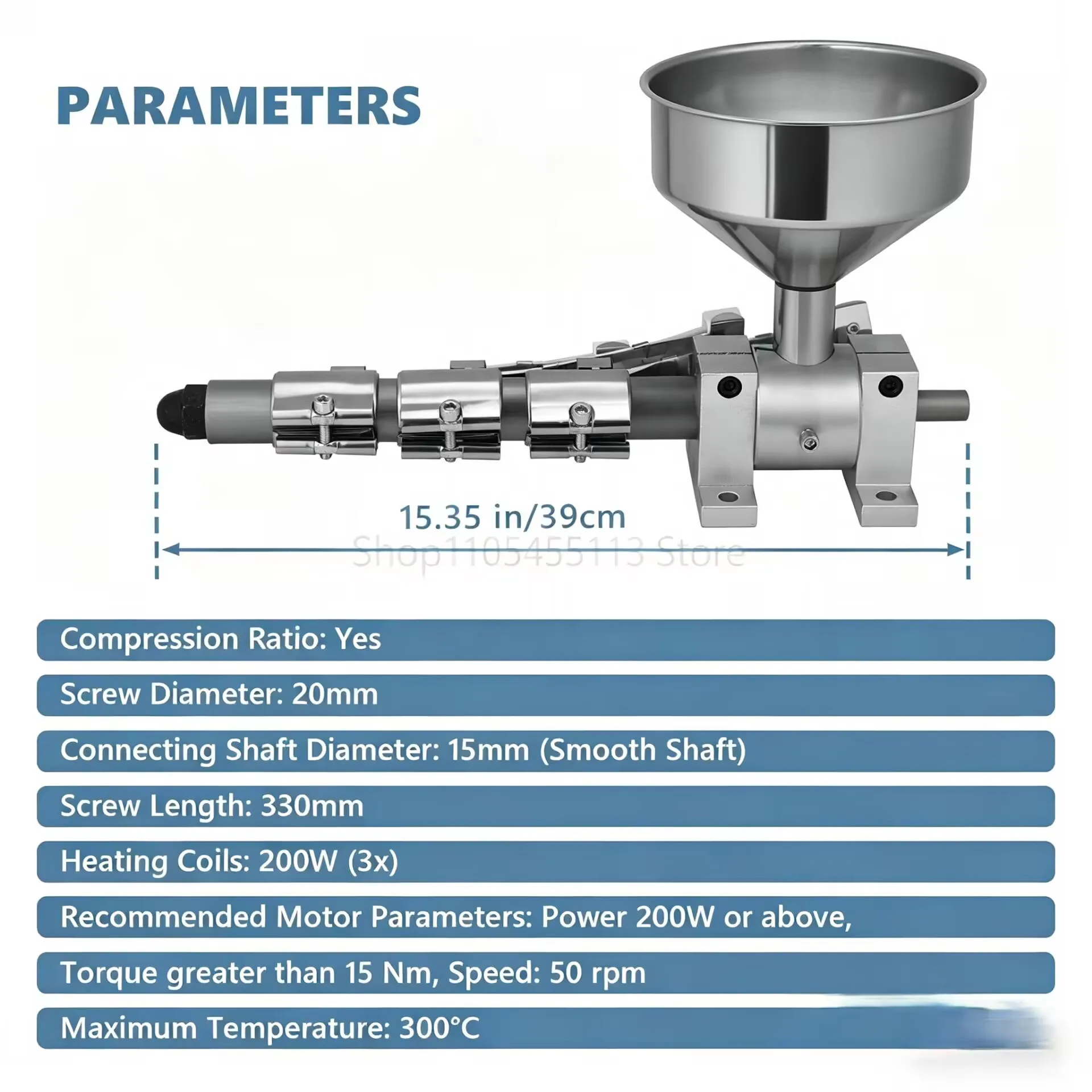

Micro Heated Barrel Extruder 16mm 20mm Single Screw 300℃ for Lab R&D Material Testing PLA ABS PETG Compounding