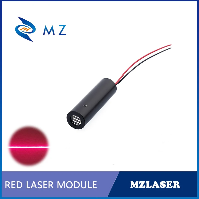 High Power D10mm 650nm 100mw 110degree Industrial ACC Drive Red Line Laser Module