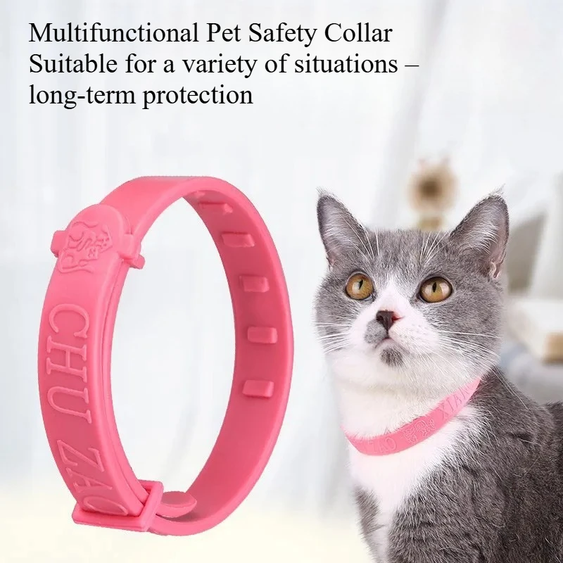 Multi Functional Pet Collars Cat Dog Collars Pet Protection Outdoor Adjustable Preventing Bites Pet Collar Long-term Protection