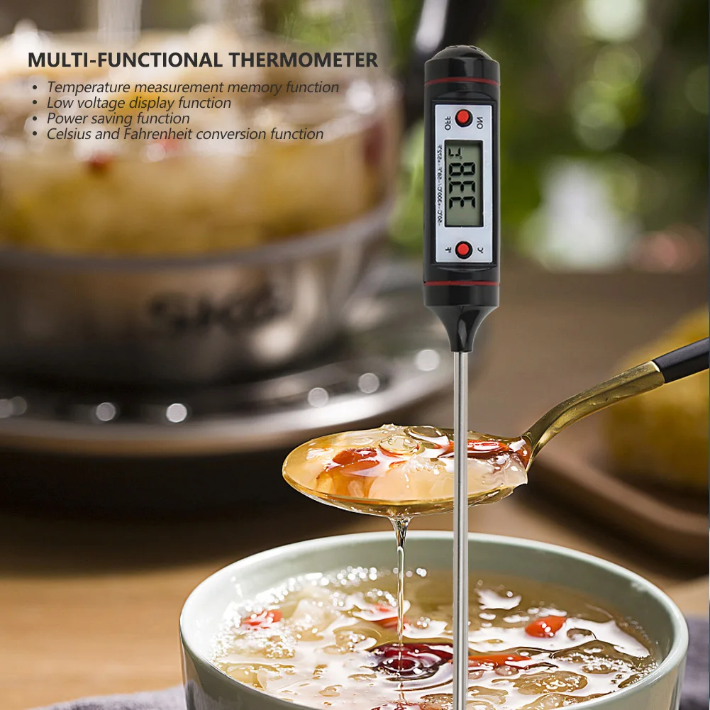 Thermometer Digital Thermometer Digital Thermometer Probe Electronic Kitchen BBQ Food Meat Temperature Gauge Tester