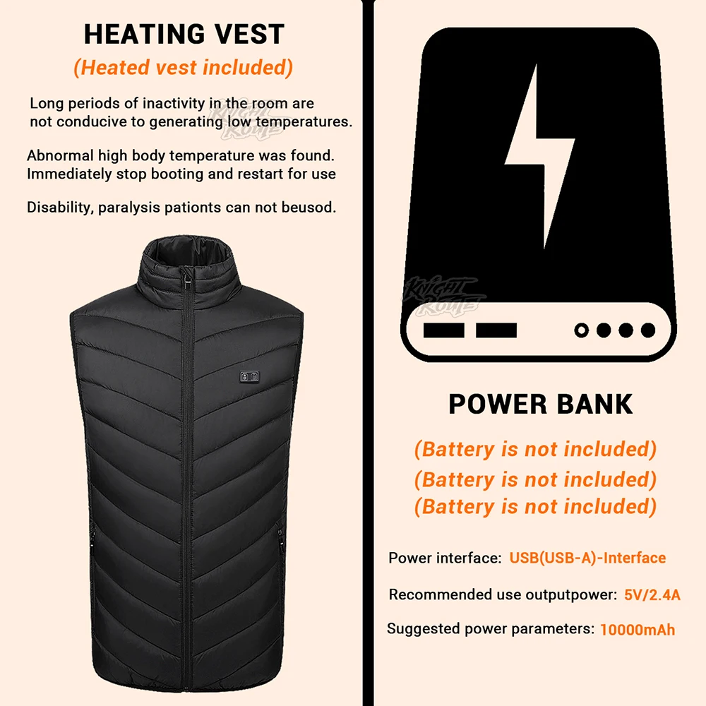 13Areas Self Heated jacket Heating Vest Men\'s Thermal Women\'s USB Heated Vest Warm Clothing Ski Camping Washable Winter Man